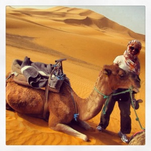 Me & my sweet ride thru the Sahara dunes